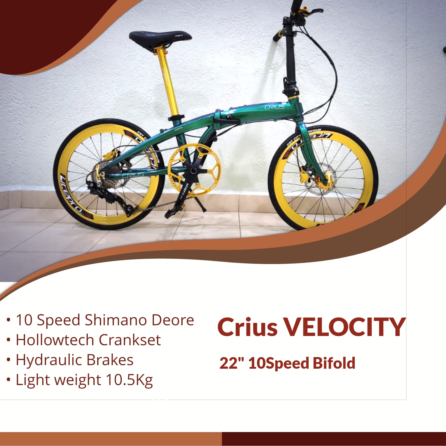 CRIUS VELOCITY | 22", 10 Speed, Hydraulic, Hollowtech