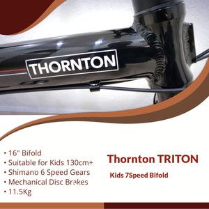 THORNTON TRITON | 16" Bifold, Mechanical | Suitable for Kids