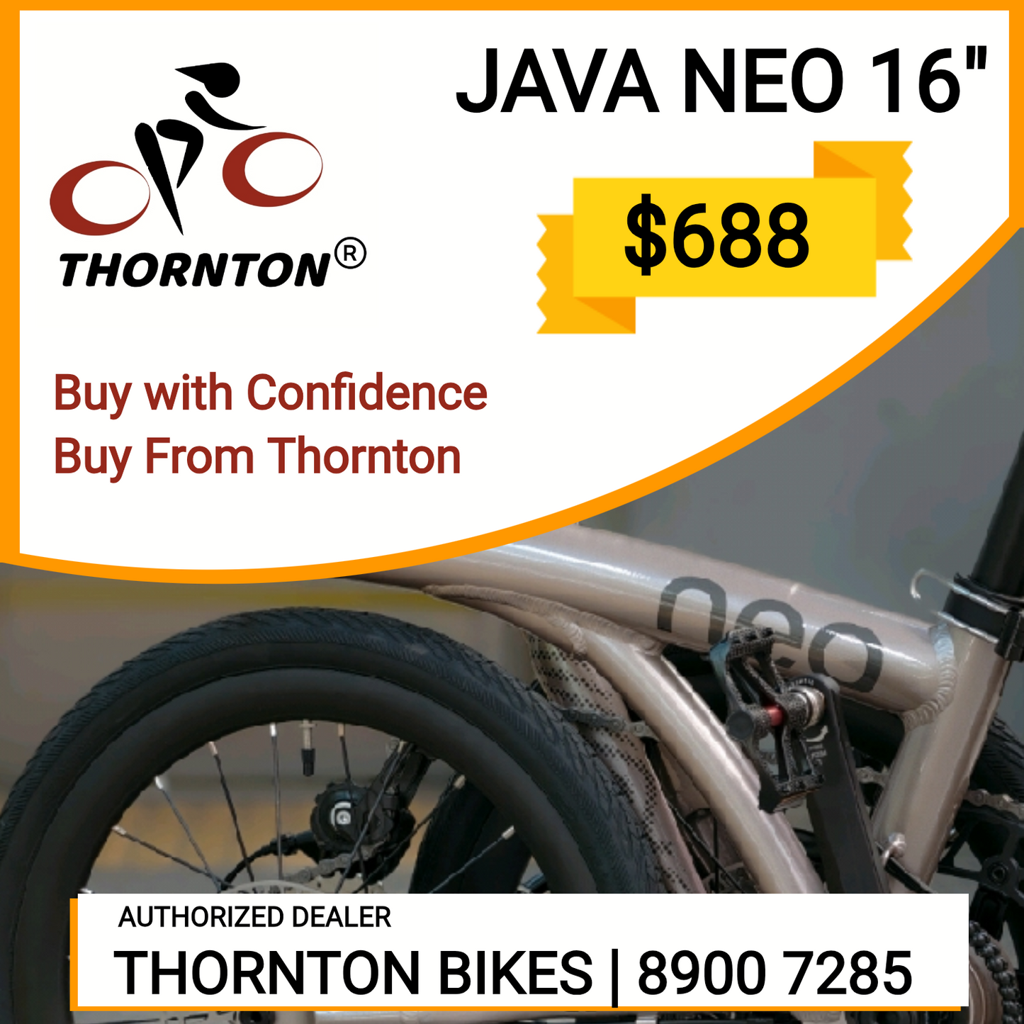 Java Neo 20" Trifold