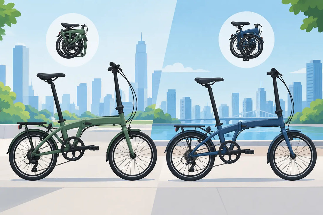 Trifold vs Bifold Folding Bike for City Life