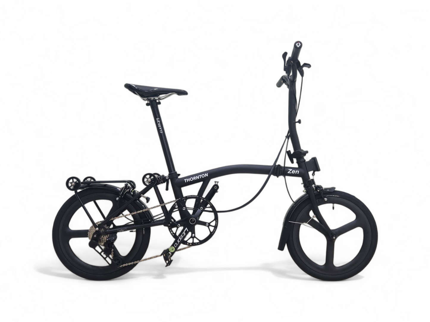 𝗧𝗵𝗼𝗿𝗻𝘁𝗼𝗻 𝗭𝗲𝗻 | Carbon Rims | 16" Trifold | Foldable Bicycle