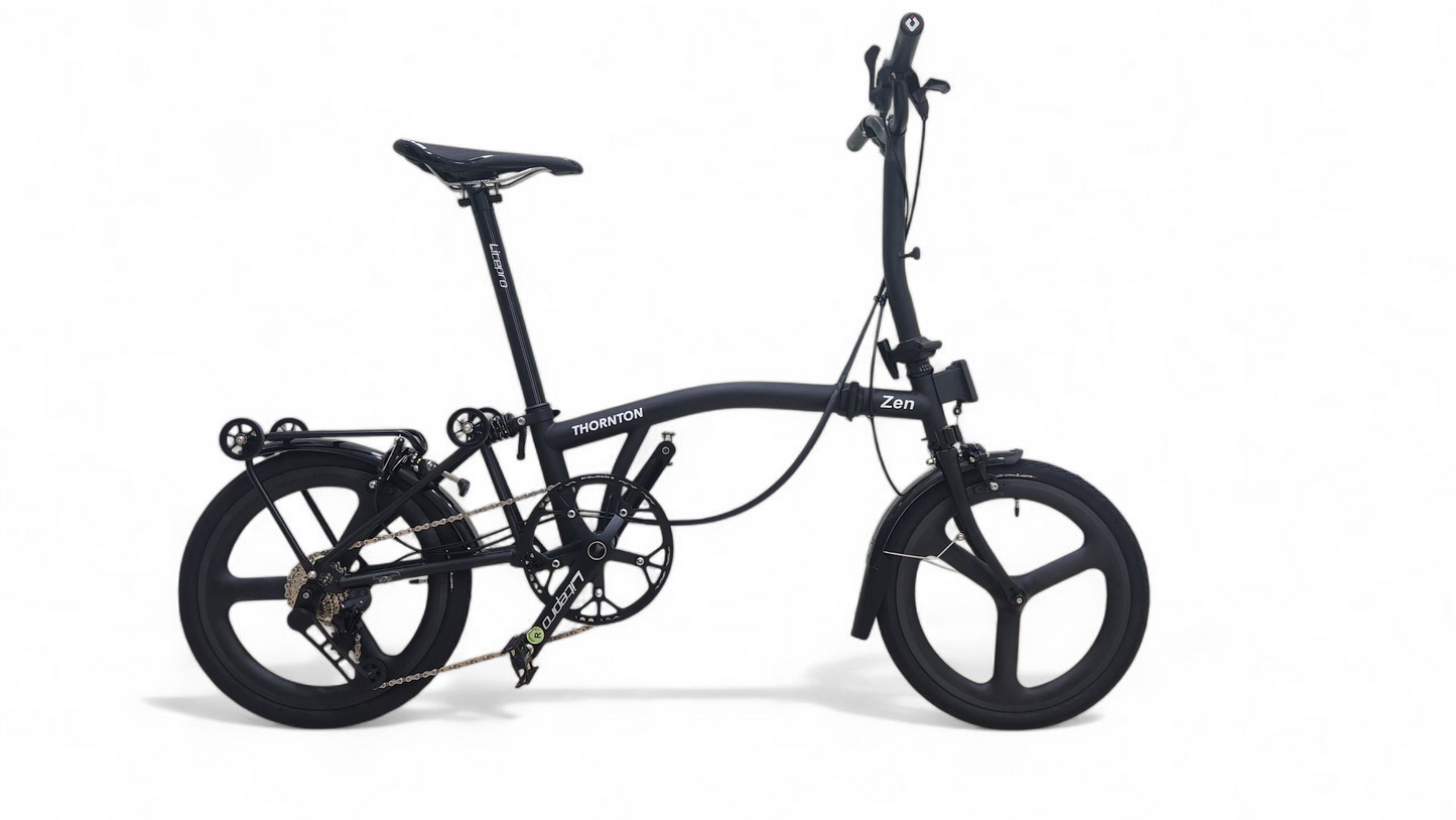 𝗧𝗵𝗼𝗿𝗻𝘁𝗼𝗻 𝗭𝗲𝗻 | Carbon Rims | 16" Trifold | Foldable Bicycle