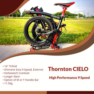 THORNTON CIELO | 16" Trifold, 9 Speed, Hollowtech
