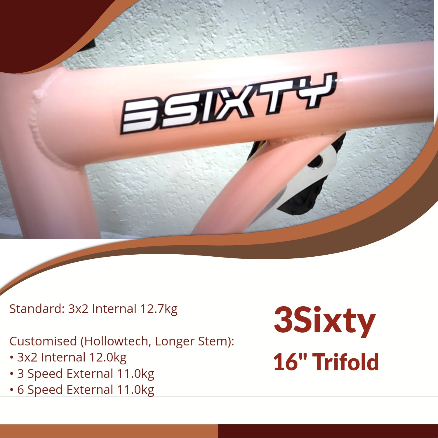3SIXTY | Standard 3×2 | Customised 3×2, 3, 6, 9 Speed