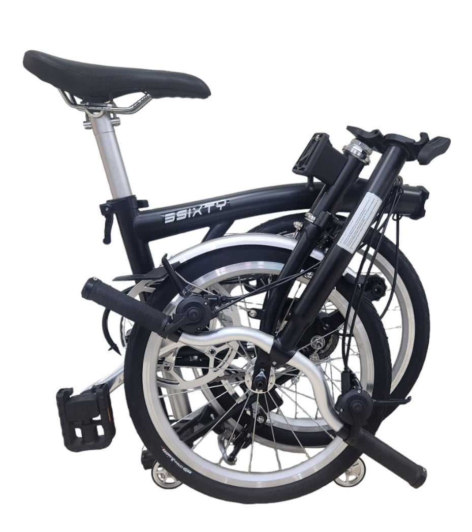 3𝗦𝗶𝘅𝘁𝘆 | Customised lightweight Foldable Bicycle | 16" Trifold with External 3, 6, 7 and 9 Speed options