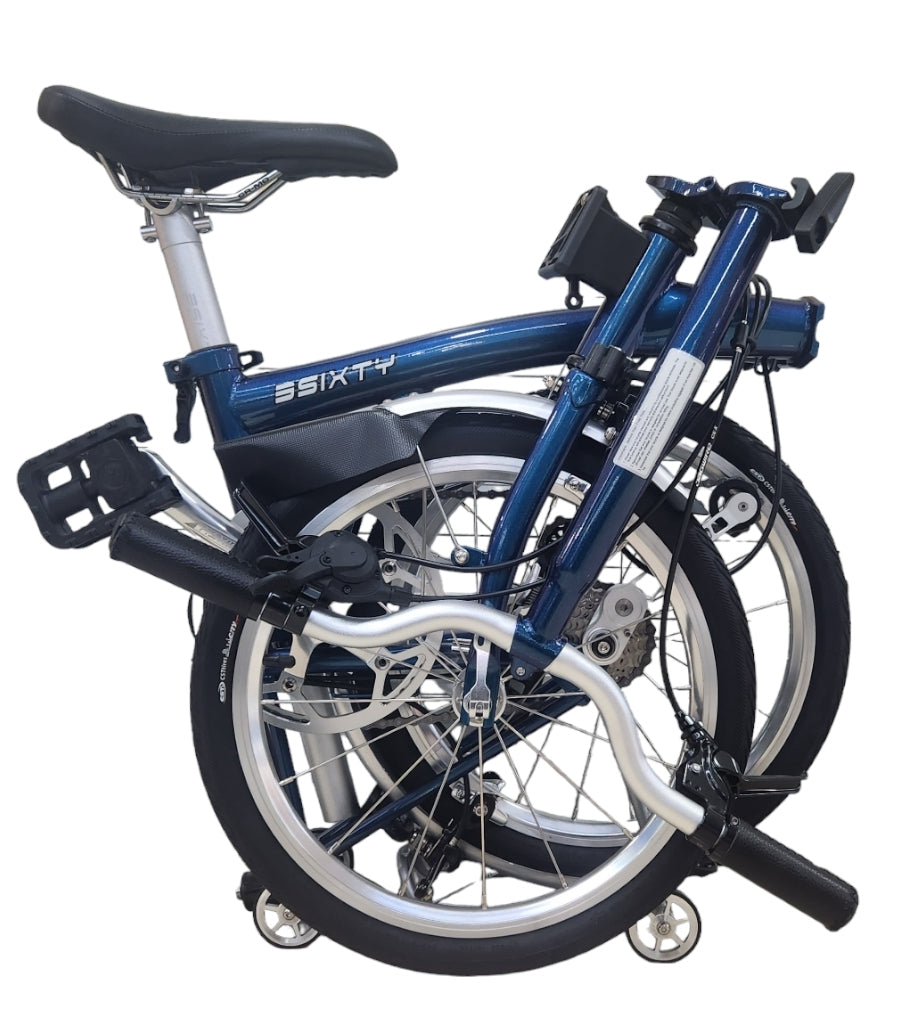 3𝗦𝗶𝘅𝘁𝘆 | Customised lightweight Foldable Bicycle | 16" Trifold with External 3, 6, 7 and 9 Speed options