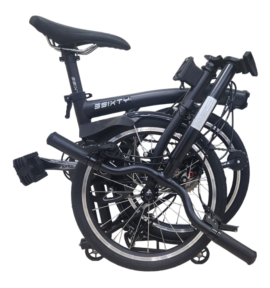 3𝗦𝗶𝘅𝘁𝘆 | Customised lightweight Foldable Bicycle | 16" Trifold with External 3, 6, 7 and 9 Speed options