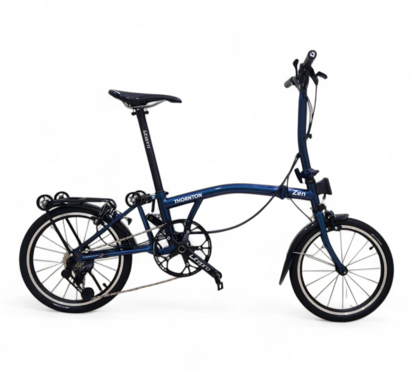 𝗧𝗵𝗼𝗿𝗻𝘁𝗼𝗻 𝗭𝗲𝗻 | Carbon Rims | 16" Trifold | Foldable Bicycle