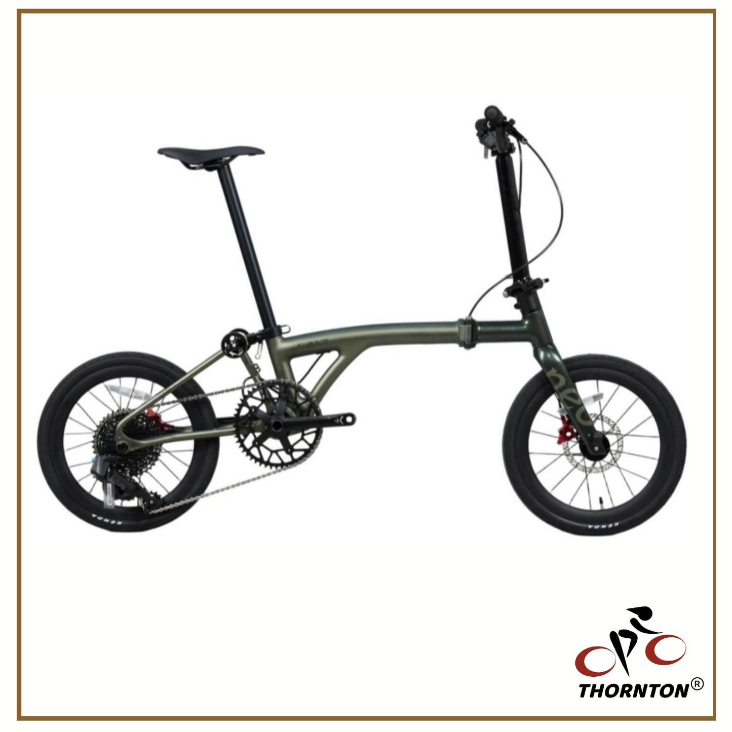 Java Neo J-Air Carbon | 16" Trifold | Foldable Bicycle