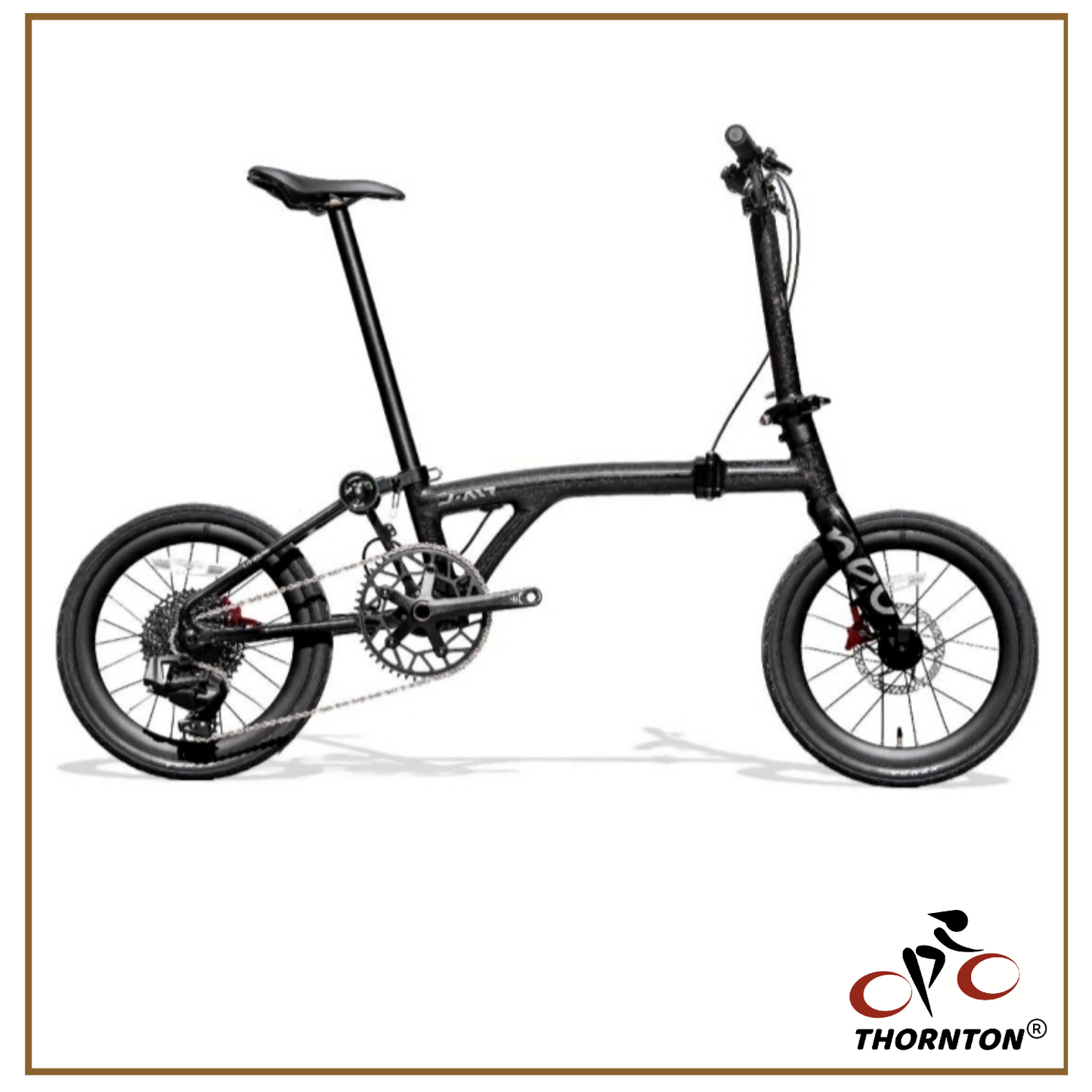 Java Neo J-Air Carbon | 16" Trifold | Foldable Bicycle