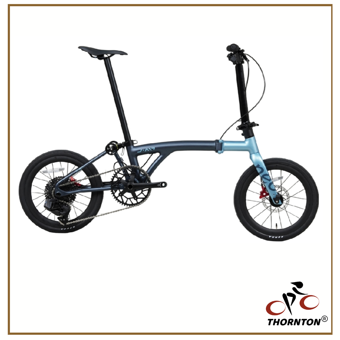 Java Neo J-Air Carbon | 16" Trifold | Foldable Bicycle