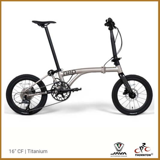 16" Java Neo 3 - Carbon Fork | Trifold Foldable Bicycle