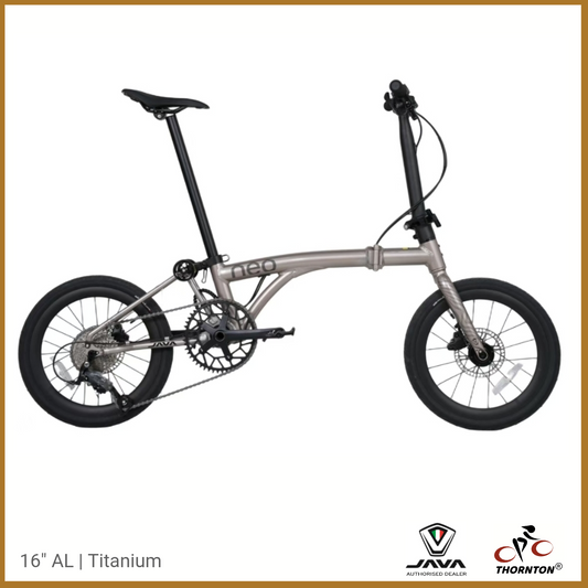 16" Java Neo 3 Aluminum | Trifold Foldable Bicycle