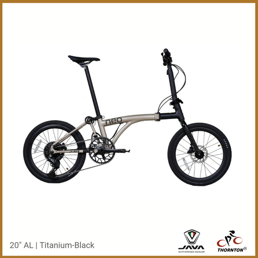20" Java Neo 3 Aluminium | Upgraded Model | Trifold Foldable Bicycle