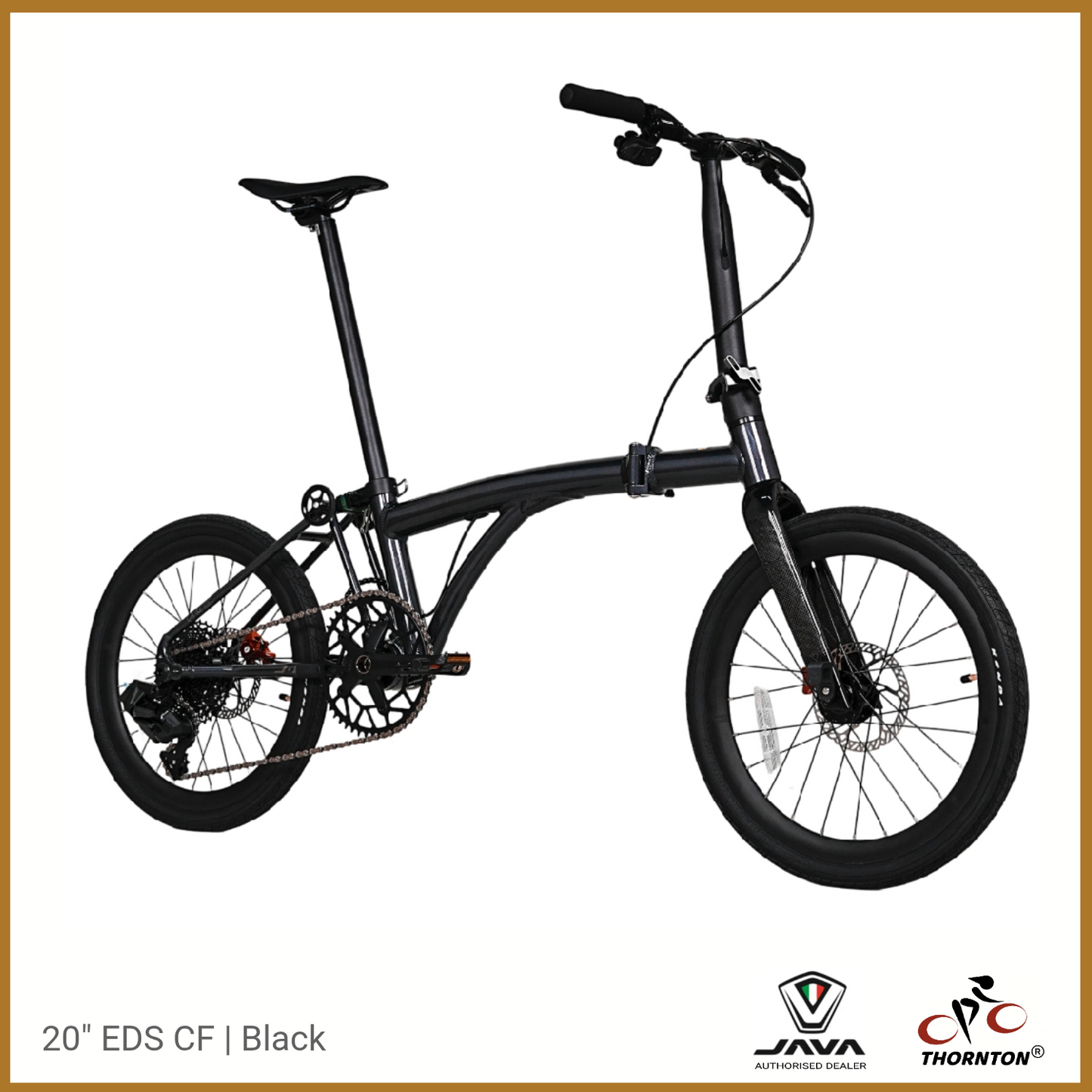 20" Java Neo EDS CF 12 | Trifold Foldable Bicycle