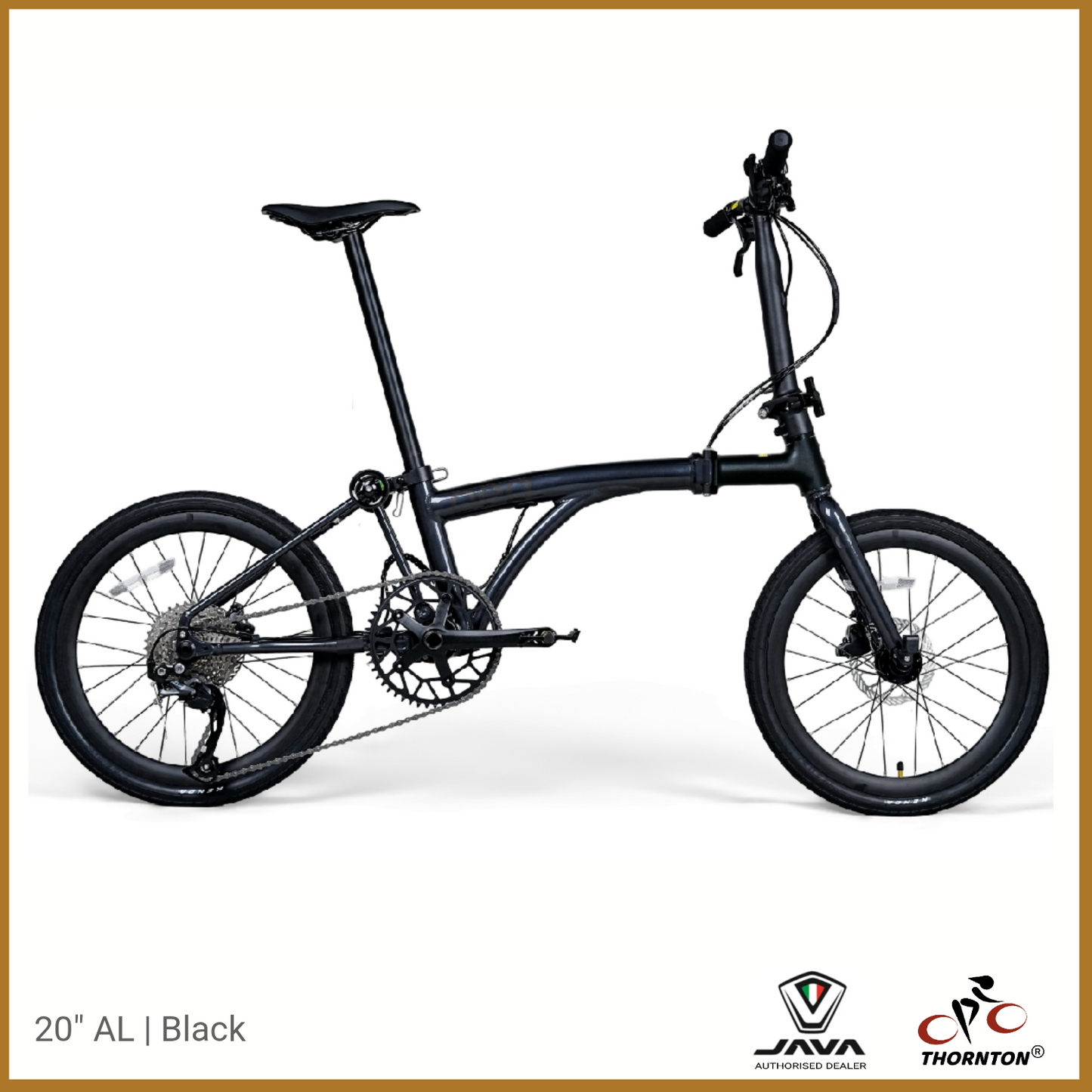 20" Java Neo 3 Aluminium | Upgraded Model | Trifold Foldable Bicycle